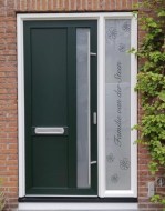 Raamfolie verticaal bloemetjes